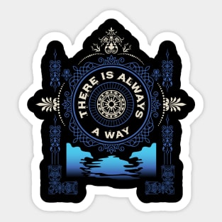 Water spirit Aqua spirit Viking Druid Valhalla gift ideas present Sticker